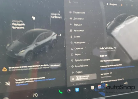 2025 Tesla Model Y z USA, uszkodzony, nr VIN 7SAYGDED2SF259629